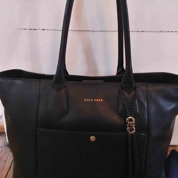 Cole Haan Leather Tote - Picture 3 of 12